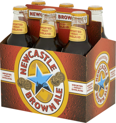 Newcastle Brown Ale set van 6 flesjes van 0,30 liter Newcastle Brown Ale set van 6 flesjes van 0,30 liter
